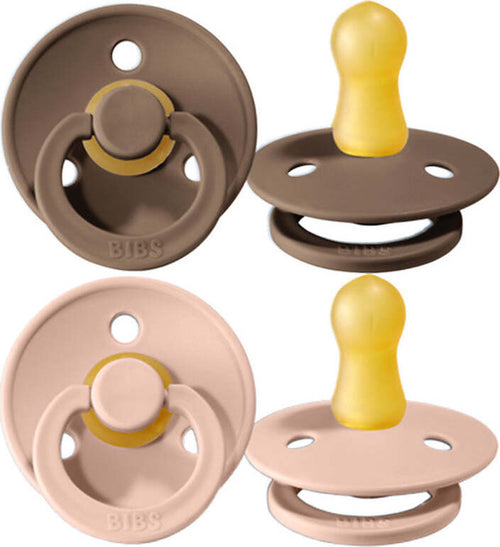 Set 2 Ciucci BIBS Nocciola/Rosa Cipria 0-6 Mesi Prima infanzia/Succhietti e massaggiagengive/Succhietti La Casa Del Bebè - Napoli, Commerciovirtuoso.it