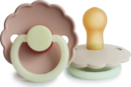 Set 2 Ciucci FRIGG Daisy Latex Blush Night/Cream Night 0-6 Prima infanzia/Succhietti e massaggiagengive/Succhietti La Casa Del Bebè - Napoli, Commerciovirtuoso.it
