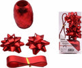 Set 2 Coccarde 1 Rotolo 1 Nastro Coccarda Lucida Confezione Regalo Decorazioni Rosso Casa, arredamento e bricolage > Prodotti per Feste Trade Shop italia - Napoli, Commerciovirtuoso.it