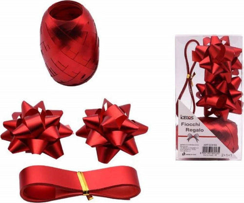 Set 2 Coccarde 1 Rotolo 1 Nastro Coccarda Lucida Confezione Regalo Decorazioni Rosso Casa, arredamento e bricolage > Prodotti per Feste Trade Shop italia - Napoli, Commerciovirtuoso.it