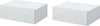 Set-2-Comodini-Sospesi-in-Legno,-Design-Moderno,-40x30x15cm---Bianco-LK6831-481WTLK6