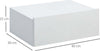 Set-2-Comodini-Sospesi-in-Legno,-Design-Moderno,-40x30x15cm---Bianco-LK6831-481WTLK6