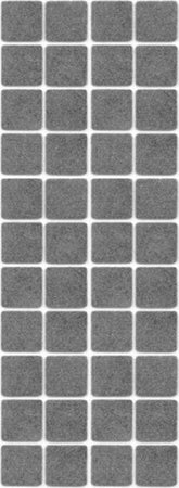Set-2-Confezioni-36-Pezzi-Gommini-Feltrini-Quadrati-2.5x2.5cm-Antigraffio-Sedie