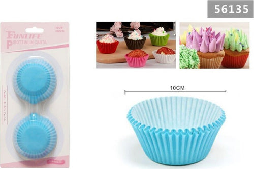 Set 2 Confezioni Da 50 Pirottini Carta 10cm Celesti Cupcake Tortine Muffin 56135 Casa e cucina/Teglie da forno e accessori per pasticceria/Accessori e utensili per pasticceria/Pirottini riutilizzabili per muffin Trade Shop italia - Napoli, Commerciovirtuoso.it