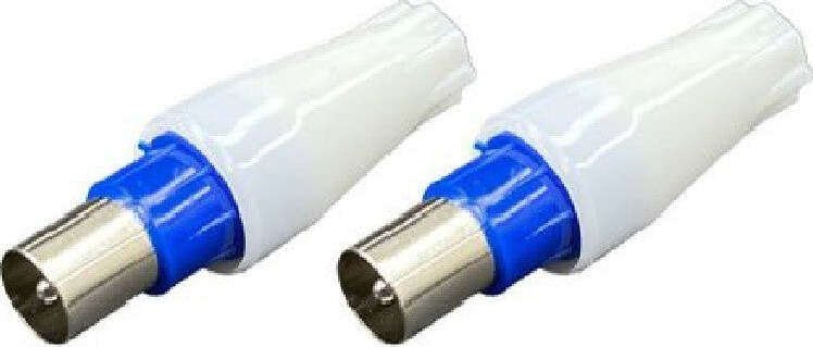 Set 2 Connettore Cavo Spina Antenna Maschio A Spina Coassiale Tv Satellite C-047 Elettronica/Home Cinema TV e video/Accessori/Cavi/Cavi coassiali Trade Shop italia - Napoli, Commerciovirtuoso.it