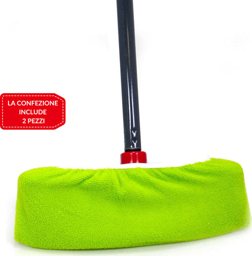 Set 2 Copriscopa In Microfibra Pulizia Cattura Polvere Pavimenti Superfici 31x11 Casa e cucina/Detergenti e prodotti per la pulizia/Pulizia pavimenti/Prodotti lavapavimenti/Mop bagnato e asciutto Trade Shop italia - Napoli, Commerciovirtuoso.it
