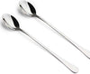 Set-2-Cucchiaio-Cucchiai-Cucchiaino-Con-Paletta-Lungo-20-Cm-Per-Gelato-Cocktail