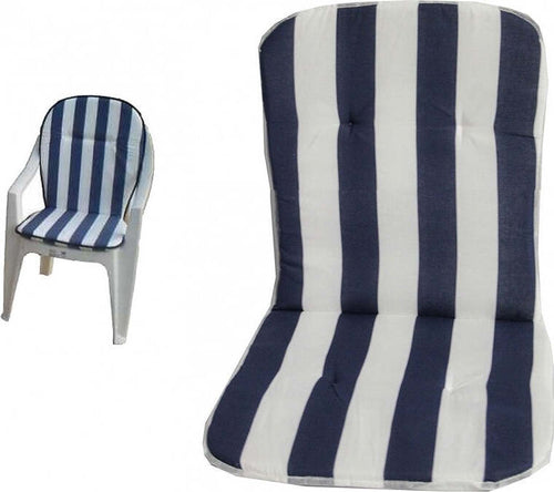 SET 2 CUSCINI PER SEDIA IN PLASTICA CON SCHIENALE UNIVERSALE COPRI SEDIA SEDUTA Giardino e giardinaggio/Arredamento da giardino e accessori/Cuscini/Cuscini per sedie da giardino Trade Shop italia - Napoli, Commerciovirtuoso.it