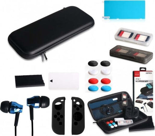 Set 2 Custodie 4 Protezioni Tasti Cuffie Pellicola Borsa Case Card Nintendo 13pz Elettronica/Cellulari e accessori/Accessori/Manutenzione cura e riparazione/Protezioni per lo schermo Trade Shop italia - Napoli, Commerciovirtuoso.it