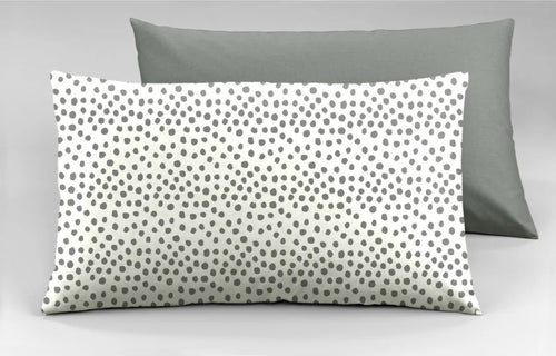 Set-2-federe-coppia-di-federe-bifaccia-doubleface-stampa-digitale-100%-cotone-Made-in-Italy-DOT-MINI-GRIGIO