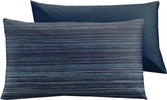 Set 2 Federe Coppia Di Federe Bifaccia Doubleface Stampa Digitale 100% Cotone Made In Italy Giochi Di Blu Casa e cucina/Tessili per la casa/Biancheria da letto/Lenzuola e federe/Federe Novilunio - Sesto San Giovanni, Commerciovirtuoso.it