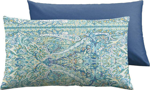 Set 2 federe coppia di federe bifaccia doubleface stampa digitale 100% cotone Made in Italy INDIA Casa e cucina/Tessili per la casa/Biancheria da letto/Lenzuola e federe/Federe Novilunio - Sesto San Giovanni, Commerciovirtuoso.it