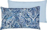 Set 2 federe coppia di federe bifaccia doubleface stampa digitale 100% cotone Made in Italy PAISLEY AZZURRO Casa e cucina/Tessili per la casa/Biancheria da letto/Lenzuola e federe/Federe Novilunio - Sesto San Giovanni, Commerciovirtuoso.it