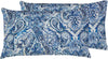 Set-2-federe-coppia-di-federe-bifaccia-doubleface-stampa-digitale-100%-cotone-Made-in-Italy-PAISLEY-BLU-/BIANCO