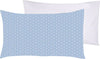 Set-2-federe-coppia-di-federe-bifaccia-doubleface-stampa-digitale-100%-cotone-Made-in-Italy-POIS-BIANCHI-SU-CELESTE
