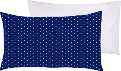 Set-2-federe-coppia-di-federe-bifaccia-doubleface-stampa-digitale-100%-cotone-Made-in-Italy-POIS-BINCHI-SU-BLU