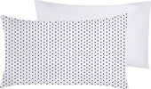 Set-2-federe-coppia-di-federe-bifaccia-doubleface-stampa-digitale-100%-cotone-Made-in-Italy-POIS-BLU-SU-BIANCO