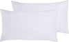 Set-2-federe-coppia-di-federe-bifaccia-doubleface-stampa-digitale-100%-cotone-Made-in-Italy-POIS-CELESTI-SU-BIANCO