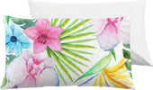 Set 2 Federe I Federe Bifaccia Doubleface Stampa Digitale 100% Cotone Made in Italy Fantasia Tropical Casa e cucina/Tessili per la casa/Biancheria da letto/Lenzuola e federe/Federe Novilunio - Sesto San Giovanni, Commerciovirtuoso.it