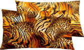 Set 2 Federe Novilunio Bifaccia Doubleface Stampa Digitale 100% Cotone Made in Italy Fantasia Animalier Casa e cucina/Tessili per la casa/Biancheria da letto/Lenzuola e federe/Federe Novilunio - Sesto San Giovanni, Commerciovirtuoso.it