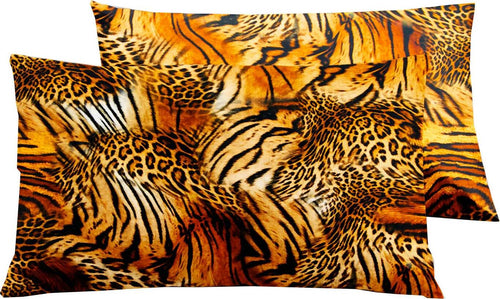 Set 2 Federe Novilunio Bifaccia Doubleface Stampa Digitale 100% Cotone Made in Italy Fantasia Animalier Casa e cucina/Tessili per la casa/Biancheria da letto/Lenzuola e federe/Federe Novilunio - Sesto San Giovanni, Commerciovirtuoso.it