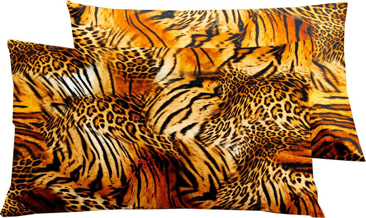 Set 2 Federe Novilunio Bifaccia Doubleface Stampa Digitale 100% Cotone Made in Italy Fantasia Animalier Casa e cucina/Tessili per la casa/Biancheria da letto/Lenzuola e federe/Federe Novilunio - Sesto San Giovanni, Commerciovirtuoso.it
