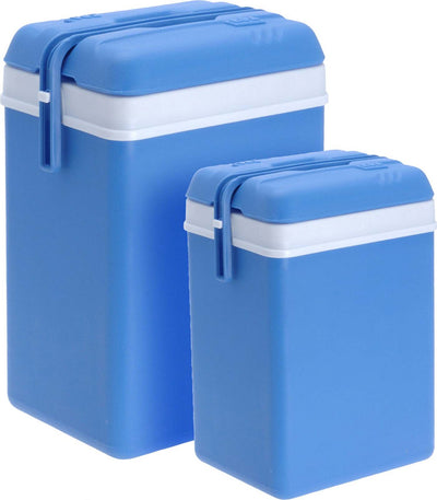 Set 2 Frigo Bar Termici Da Mare E Campeggio Con Maniglia A Serratura 15/35 Lt Casa e cucina/Organizzazione interni/Contenitori e barattoli da cucina/Conservazione cibi/Contenitori per trasporto cibo/Borse frigo La Zappa - Altamura, Commerciovirtuoso.it