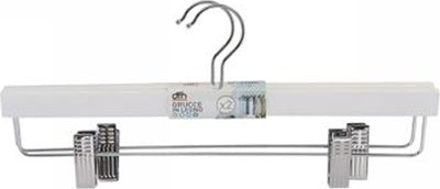 Set 2 Grucce Pantaloni In Legno Bianco Armadio Clip Antiscivolo Gonne Shorts 36 Casa e cucina/Organizzazione interni/Organizzazione guardaroba/Grucce e appendini/Grucce Trade Shop italia - Napoli, Commerciovirtuoso.it