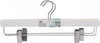 Set-2-Grucce-Pantaloni-In-Legno-Bianco-Armadio-Clip-Antiscivolo-Gonne-Shorts-36