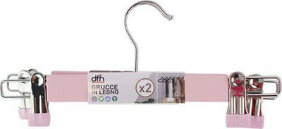 Set 2 Grucce Pantaloni In Legno Rosa Armadio Clip Antiscivolo Gonne Shorts Top Casa e cucina/Organizzazione interni/Organizzazione guardaroba/Grucce e appendini/Grucce Trade Shop italia - Napoli, Commerciovirtuoso.it
