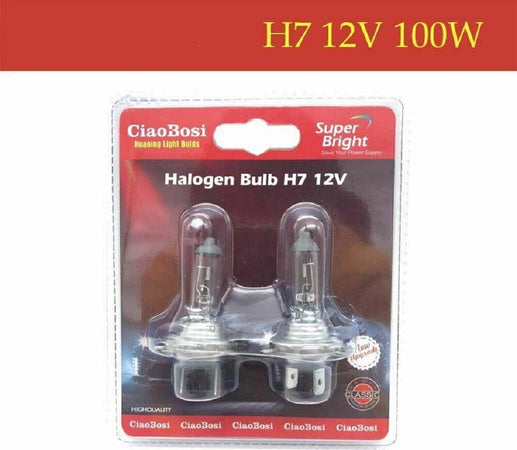 Set 2 Lampadine Lampade Auto Moto Alogene H7 12v 100 Watt C-6286 Auto e Moto/Parti per auto/Luci lampadine e indicatori/Lampadine/Lampadine per esterno Trade Shop italia - Napoli, Commerciovirtuoso.it