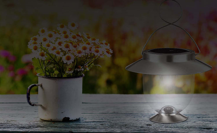 SET 2 LANTERNE SOLARI LED ARGENTO 16,5X16,5X22,5 CM Illuminazione/Illuminazione per esterni/Lanterne Scontolo.net - Potenza, Commerciovirtuoso.it