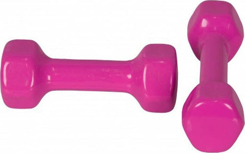 SET 2 MANUBRI ROSA FUCSIA DA 0.5 KG IN VINILE SET PESO PESI FORMA ESAGONALE  Trade Shop italia - Napoli, Commerciovirtuoso.it