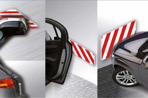 Set-2-Pannelli-Adesivi-Antiurto-Per-Garage-Box-Protezione-Paraurti-Auto-24x50cm