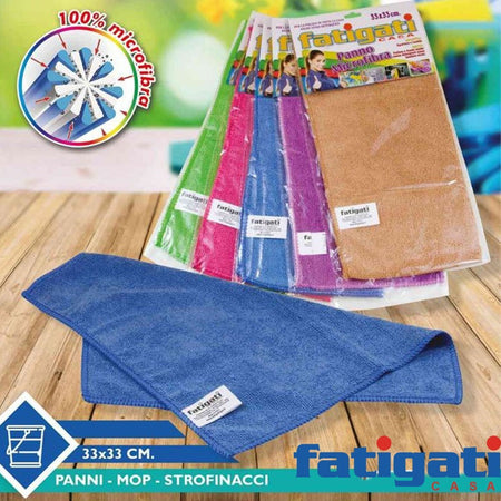 Set 2 Panni In Microfibra Fatigati Multiuso Strofinacci Colori Assortiti 33x33cm Casa e cucina/Tessili per la casa/Tessili da cucina/Strofinacci Trade Shop italia - Napoli, Commerciovirtuoso.it