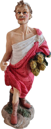 Set 2 Pastori in poliresina con vestiti in tessuto personaggi per presepe viandanti h 20 cm Casa e cucina/Decorazioni per interni/Addobbi e decorazioni per ricorrenze/Decorazioni natalizie/Presepi/Statuine e fondali per il presepe MagiediNatale.it - Altamura, Commerciovirtuoso.it