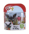 Set 2 Personaggi Bing E Dottor Molly Tenero Coniglietto Nero Giochi Bambini 18+