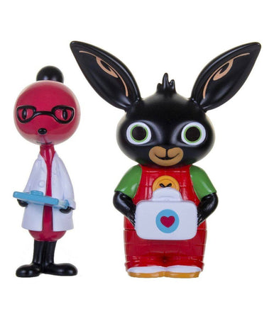 Set 2 Personaggi Bing E Dottor Molly Tenero Coniglietto Nero Giochi Bambini 18+