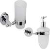 Set 2 Pezzi Accessori da Bagno Narciso 002 Ottone Cromato Casa e cucina/Bagno/Accessori per il bagno/Dosatori e porta accessori/Dosatori per sapone liquido Ogomondo - Martina Franca, Commerciovirtuoso.it