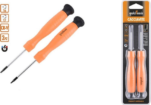 Set 2 Pezzi Cacciavite Cacciaviti Punta Magnetica A Stella T6 T7 In Cr-v 57024 Fai da te/Utensili elettrici e a mano/Utensili a mano/Cacciaviti/Cacciaviti a stella Trade Shop italia - Napoli, Commerciovirtuoso.it