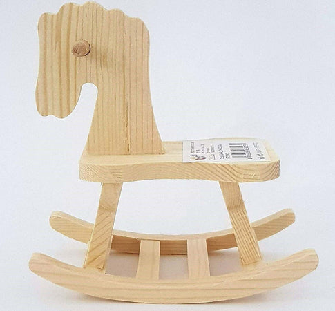 Set 2 Pezzi Cavallo Dondolo Legno Rf_63823 Decorazione 12x11x6.5cm Decoupage Giocattoli e infanzia > Giocattoli e Modellismo > Giochi per Bambini Trade Shop italia - Napoli, Commerciovirtuoso.it