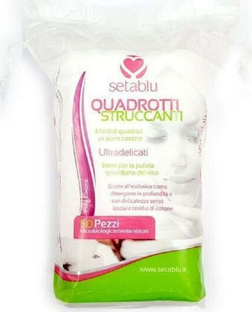 Set 2 Pezzi Confezione 50 Quadrotti Struccanti Puro Cotone Ultradelicati 931675 Salute e Bellezza > Cura del corpo e viso Trade Shop italia - Napoli, Commerciovirtuoso.it