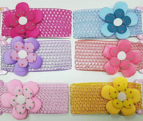 Set 2 Pezzi Fasce Fascia Elastica Fiore Bambine Bambina Ferma Capelli Accessori Fermacapelli Trade Shop italia - Napoli, Commerciovirtuoso.it