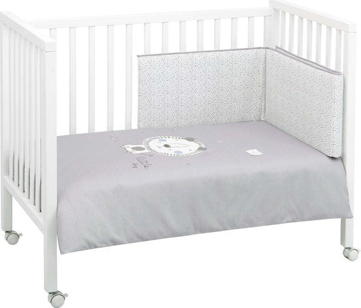 Set 2 pezzi Federa Piumone 60 Be Lion Grigio 100X140X3 Cm Casa e cucina/Tessili per la casa/Biancheria per culle e lettini/Biancheria bimbi/Completi da lettino La Casa Del Bebè - Napoli, Commerciovirtuoso.it