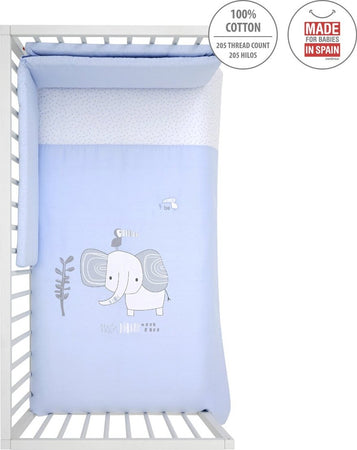 Set 2 pezzi Federa Piumone 60 Be Zoe Azzurro 100X140X3 Cm Casa e cucina/Tessili per la casa/Biancheria per culle e lettini/Biancheria bimbi/Completi da lettino La Casa Del Bebè - Napoli, Commerciovirtuoso.it