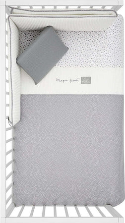 Set 2 pezzi Federa Piumone 60 Forest Grigio 100X140X3 Cm Casa e cucina/Tessili per la casa/Biancheria per culle e lettini/Biancheria bimbi/Completi da lettino La Casa Del Bebè - Napoli, Commerciovirtuoso.it
