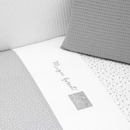 Set 2 pezzi Federa Piumone 60 Forest Grigio 100X140X3 Cm Casa e cucina/Tessili per la casa/Biancheria per culle e lettini/Biancheria bimbi/Completi da lettino La Casa Del Bebè - Napoli, Commerciovirtuoso.it