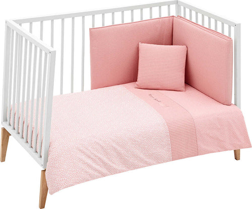 Set 2 pezzi Federa Piumone 60 Forest Rosa 100X140X3 Cm Casa e cucina/Tessili per la casa/Biancheria per culle e lettini/Biancheria bimbi/Completi da lettino La Casa Del Bebè - Napoli, Commerciovirtuoso.it