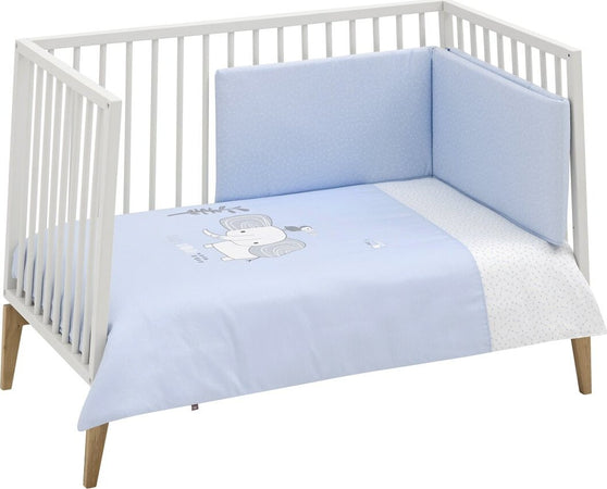 Set 2 pezzi Federa Piumone 70 Be Zoe Azzurro 110X170X3 Cm Casa e cucina/Tessili per la casa/Biancheria per culle e lettini/Biancheria bimbi/Completi da lettino La Casa Del Bebè - Napoli, Commerciovirtuoso.it