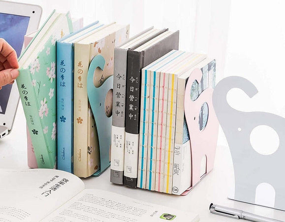 Set 2 Pezzi Fermalibri Motivo Elefante In Ferro Per Bambini Libri Da 19 X 12 Cm Casa e cucina/Decorazioni per interni/Decorazioni cameretta ragazzi/Fermalibri Trade Shop italia - Napoli, Commerciovirtuoso.it